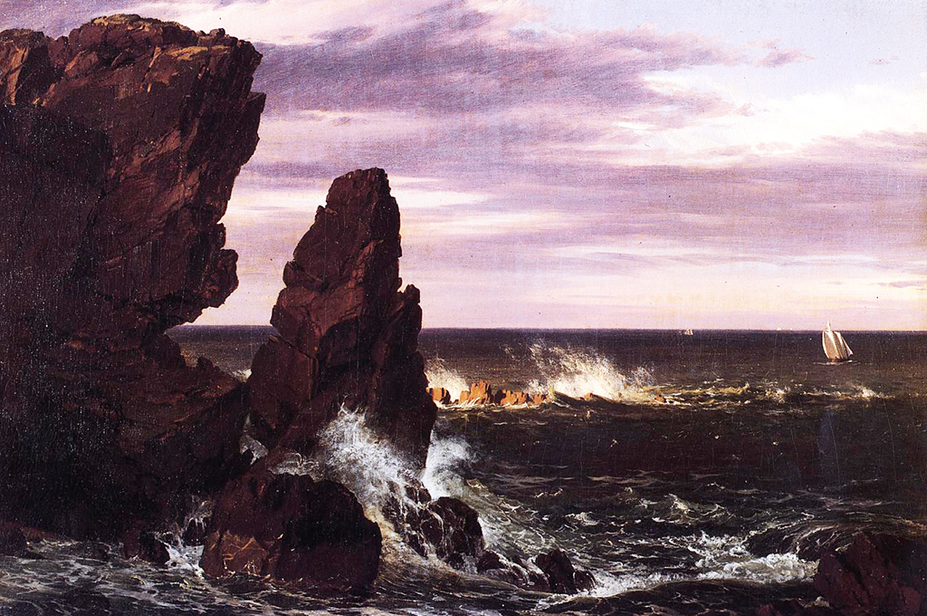 Coast Scene in Detail Frederic Edwin Church